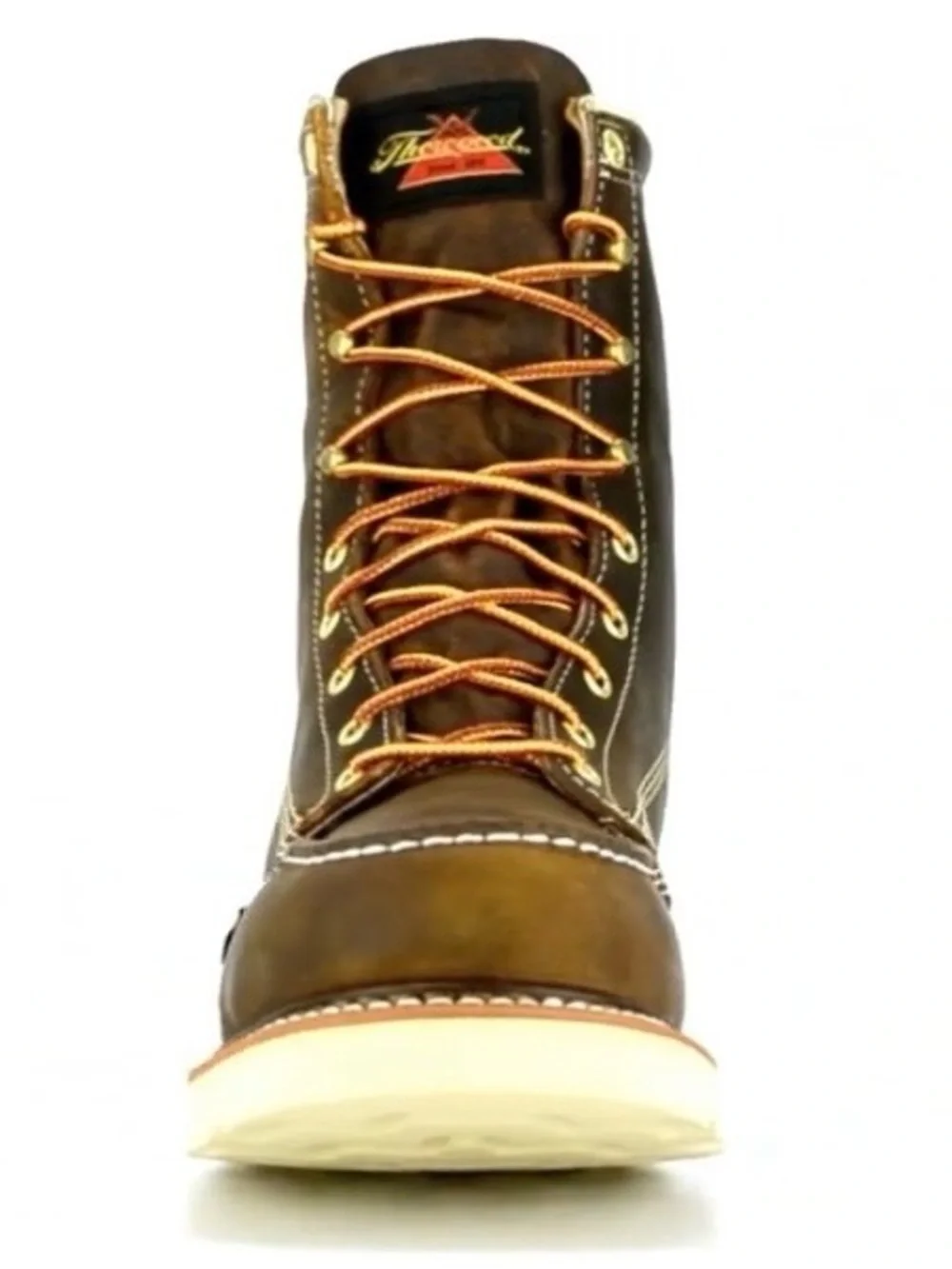 Thorogood 8” Steel Toe Wedge Sole Moc Toe Work Boot Size 8.5 EE NWT